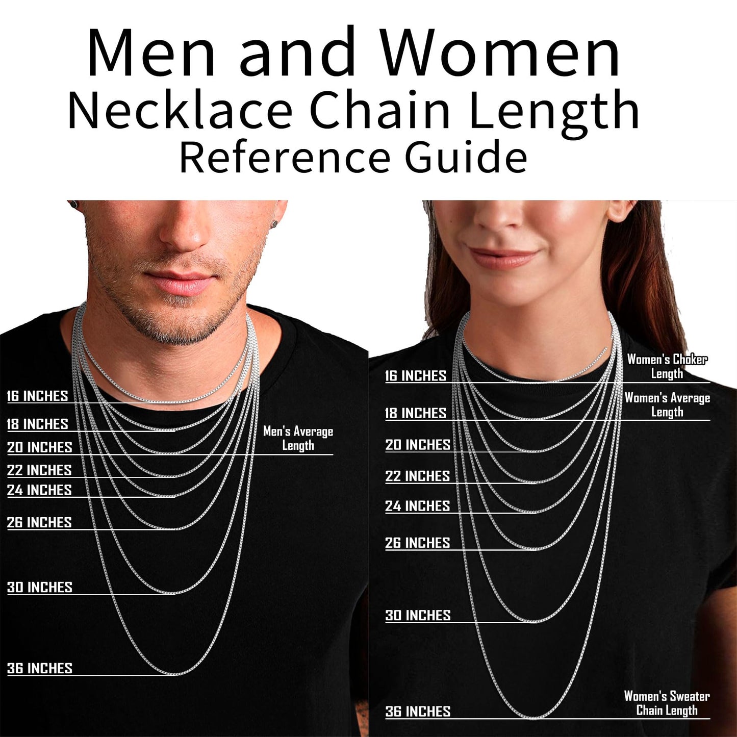 ASHINE Silver Chain Sterling Silver Chain Necklace for Women Silver Necklace Chain Charm Necklace Jewelry Chain Necklace Extende