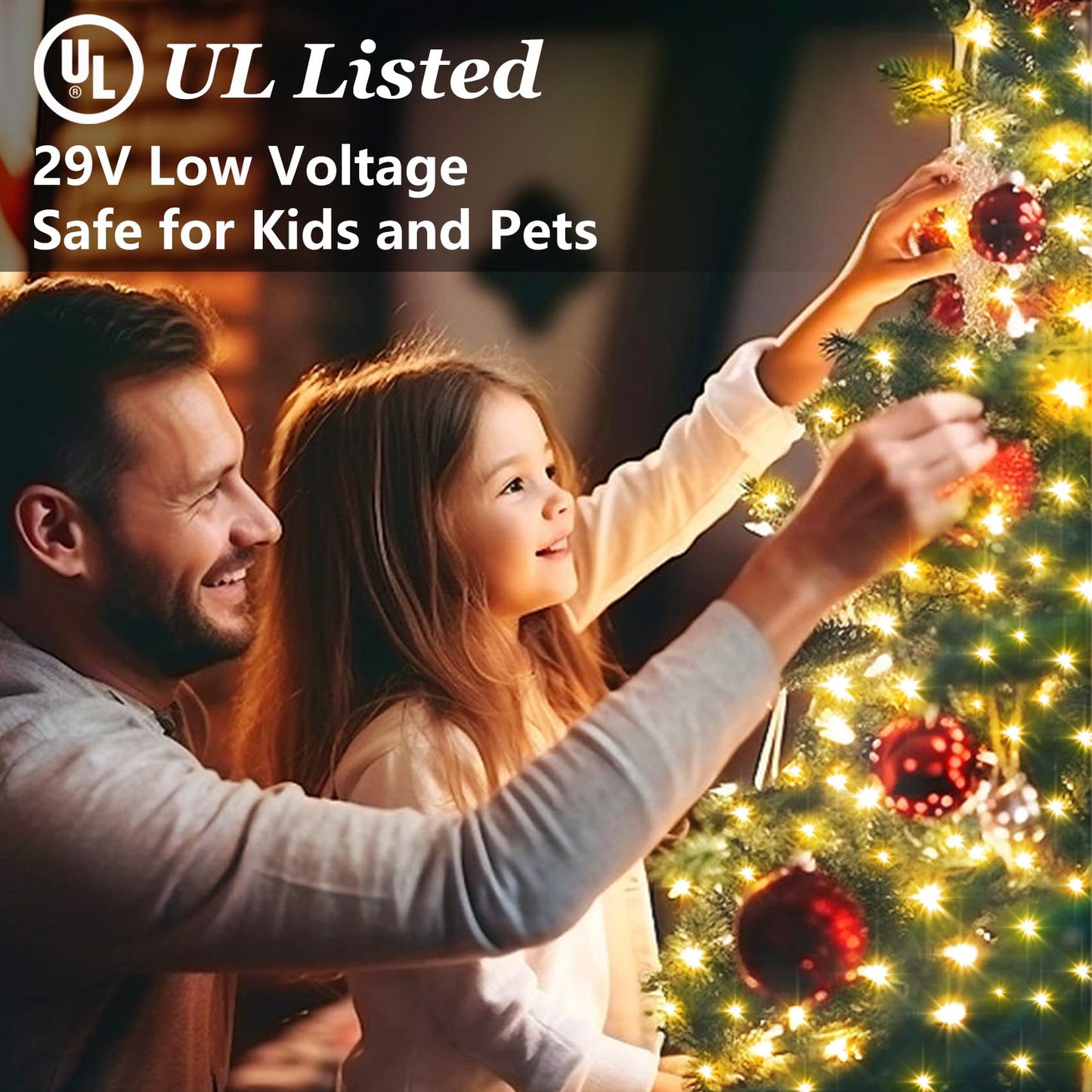 750 Led Christmas String Lights Outdoor  240Ft Twinkle Fairy Lights With Timer & Memory  12 Modes Dimmable Waterproof Tree Light For House Patio Wedding Party Christmas Decororations  Warm White
