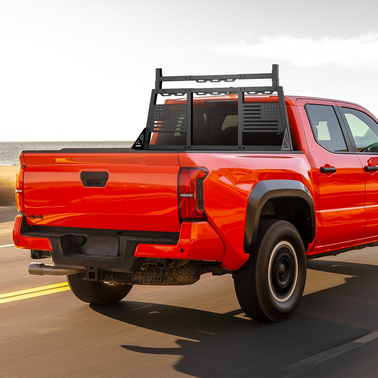 YZONA Truck Headache Rack Extendable Sport Roll Bar Compatible with Ford F150/ Titan/Silverado 1500 & GMC Sierra 1500/ Frontier/Tundra/Chevy Colorado & GMC Canyon/Tacoma/Gladiator JT