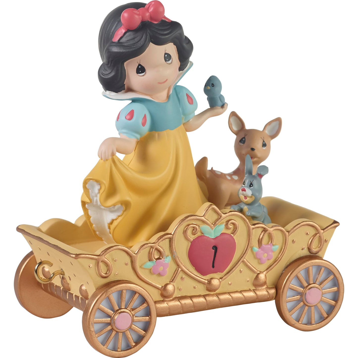 Precious Moments Disney Birthday Parade Figurine – Snow White Age 1 – Giftable Collectible for Baby Girl’s First Birthday – Hand-Painted Resin Keepsake, 104403