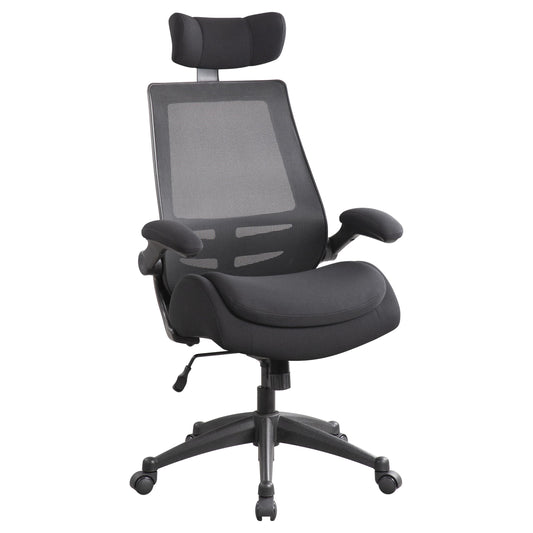BOLISS 400lbs High Back Ergonomic Mesh Computer Office Desk Chair with Super Soft Adjustable Arms Molded Foam Double Seat Cushion Lumbar Support(Black)