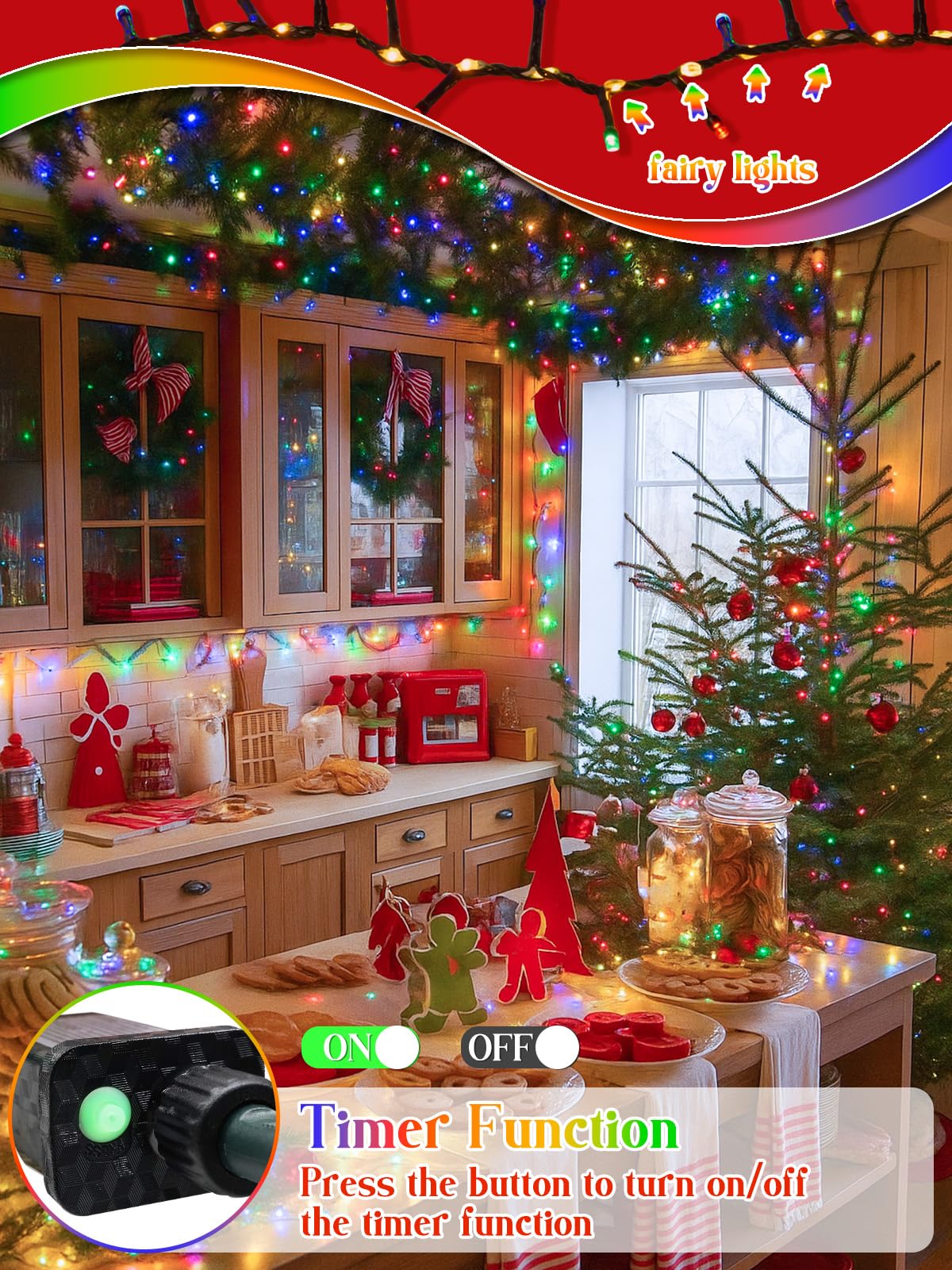 2025 New Christmas Cluster Lights 960 Led With Flowing Twinkling  Fire er Fairy Lights With 15 Modes & Timer  Waterproof Christmas String Light For Indoor Outdoor Xmas Tree Party Garden Multicolor