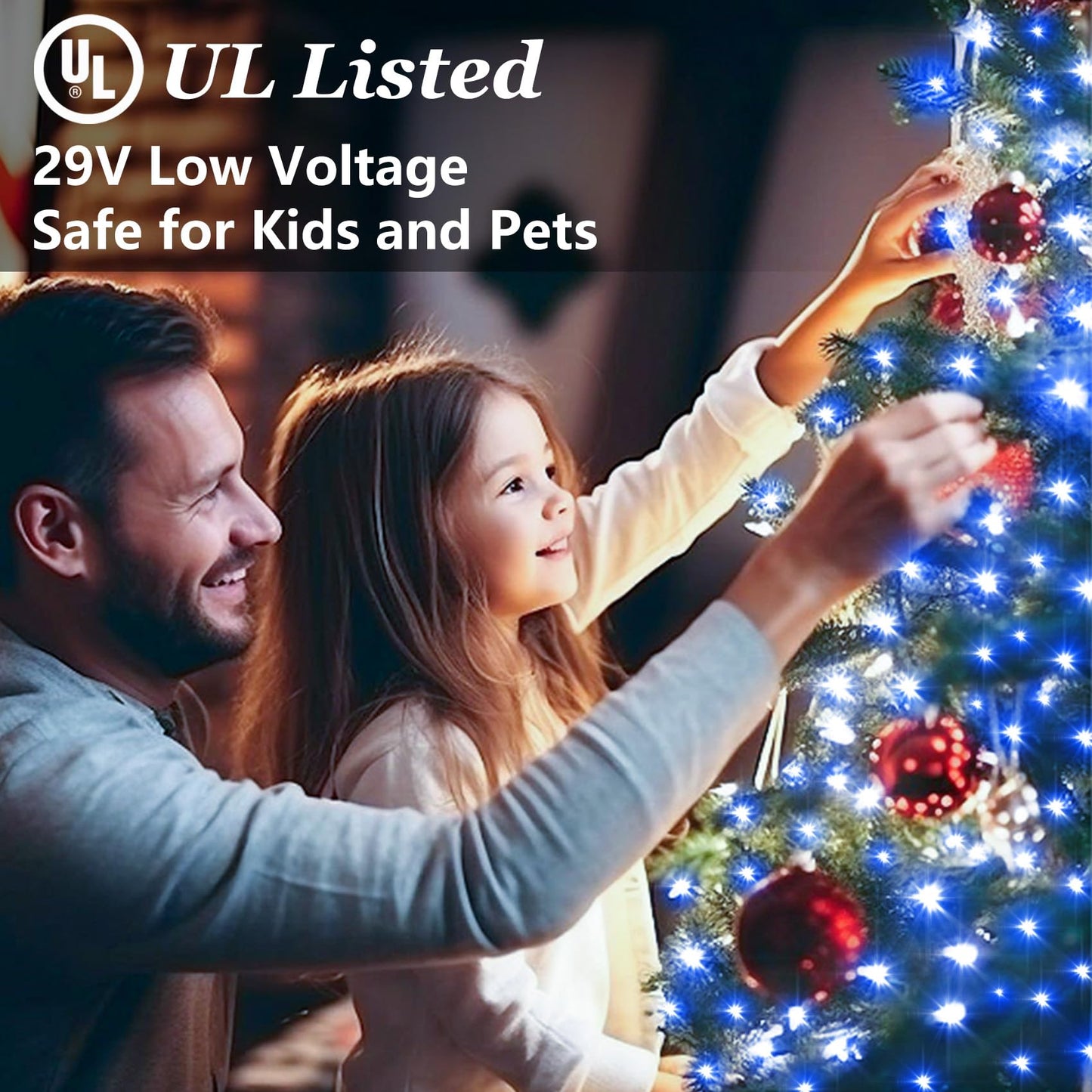 1500 Led Christmas Lights Outdoor With 12 Modes  470Ft Green Wire Christmas String Fairy Lights With Timer & Dimmable  Waterproof Twinkle Tree Lights For House Patio Party Wedding Xmas Decor  Blue