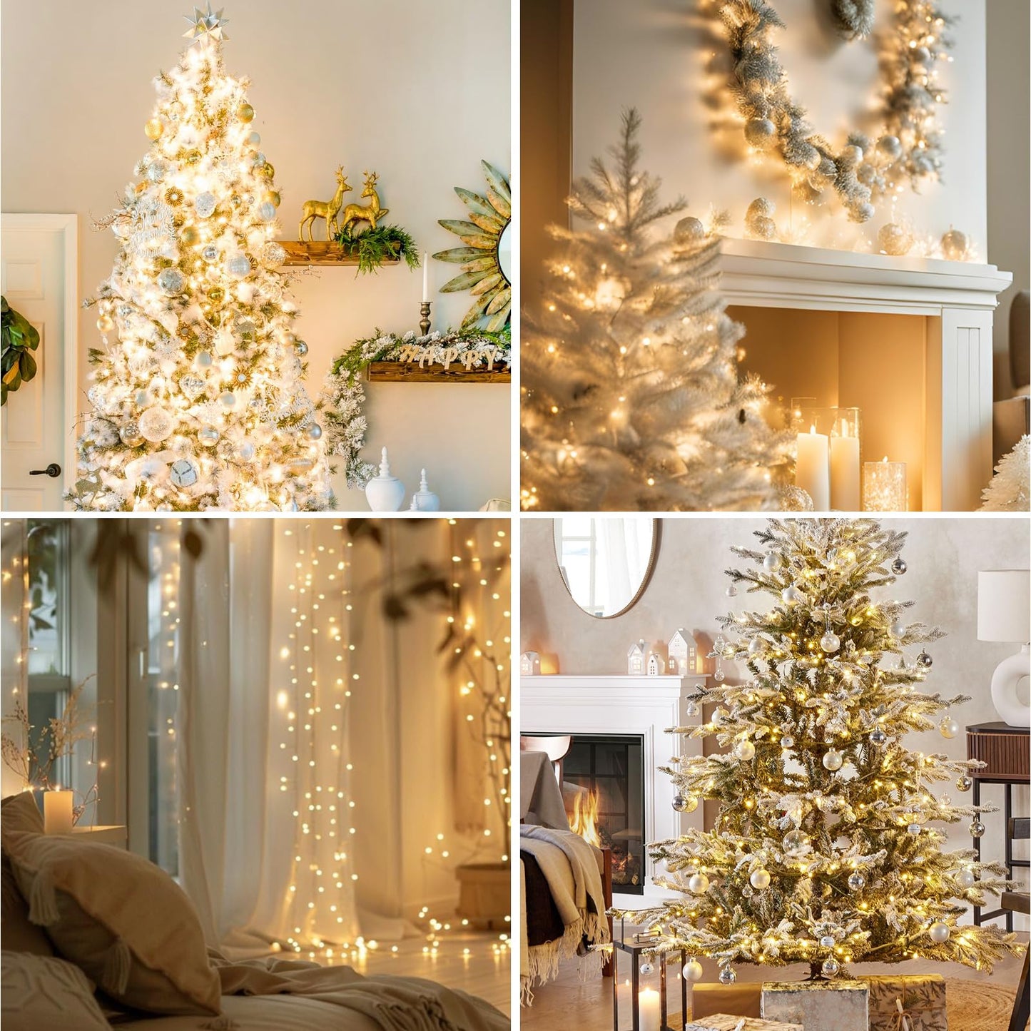 Fairy Lights Plug In Dailyart 3000 Led Cluster Lights With Timer 195Ft Waterproof Warm Twinkle String Light With Remote For Bedroom Wreath Garland Window Wedding Christmas Tree Decoration Sliver Wire