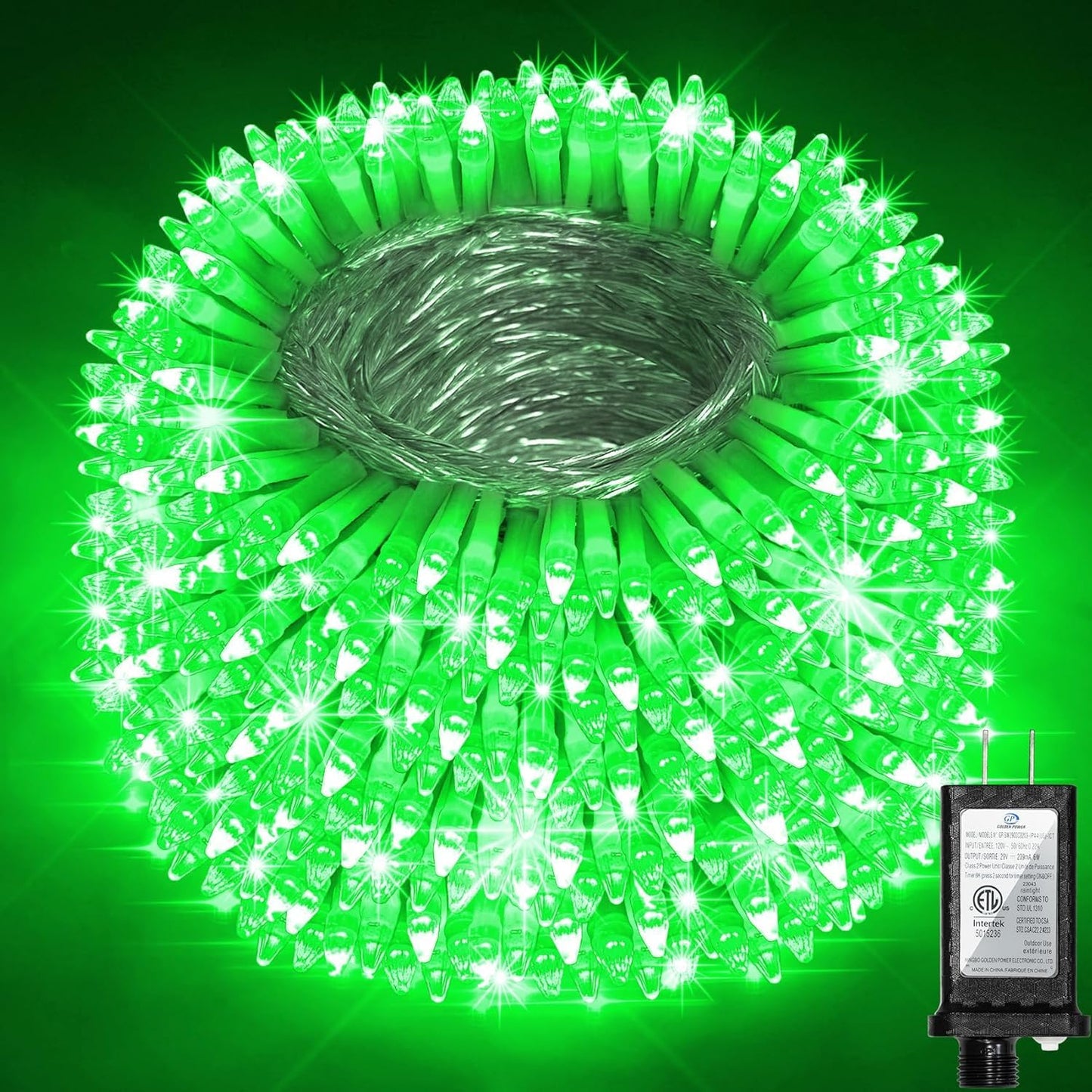 1500 Led 470Ft Christmas String Lights Outdoor  12 Pro Modes And Timer Memory & Brightness  Plug In Waterproof Clear Wire Twinkle Light For For Xmas Yard Tree Wedding Party Decor (Green)