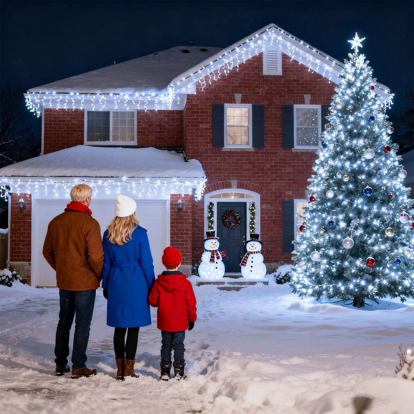 750 Led 240Ft Christmas String Lights Outdoor With 12 Lighting Modes  Green Wire Christmas Lights With Timer & Dimmable  Waterproof Plug In Fairy Lights For Room Party Home Patio Xmas  Cool White