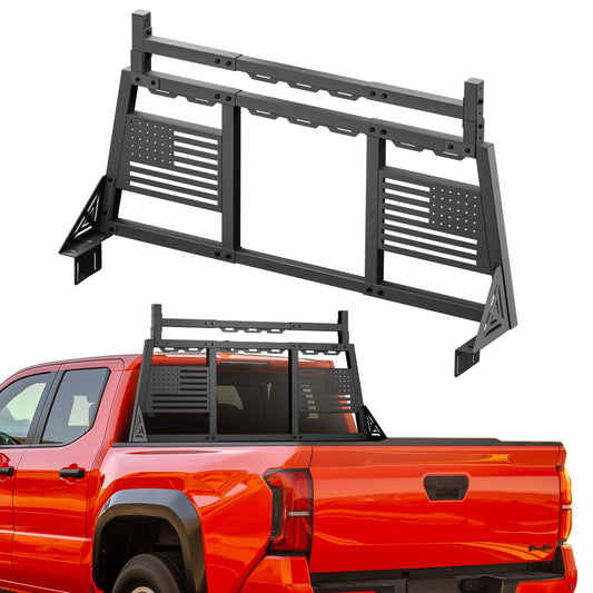 YZONA Truck Headache Rack Extendable Sport Roll Bar Compatible with Ford F150/ Titan/Silverado 1500 & GMC Sierra 1500/ Frontier/Tundra/Chevy Colorado & GMC Canyon/Tacoma/Gladiator JT