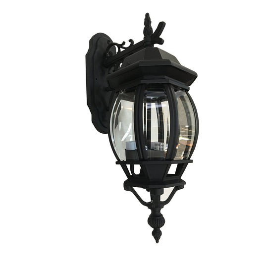 Art Craft Lighting Classico Medium Outdoor Wall Mount, Black, Metal, Model Artac8361Bk