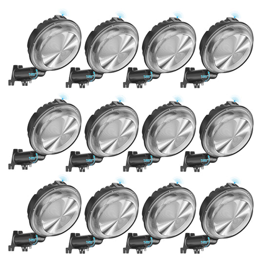 Aikvsxer Led Barn Lights 160W 24000Lm Yard Area Light Dusk To Dawn Outdoor Lighting 6500K Security Flood Light Ip66 Waterproof For Garden Garages Street Warehouse Farmhouse 12 Pack