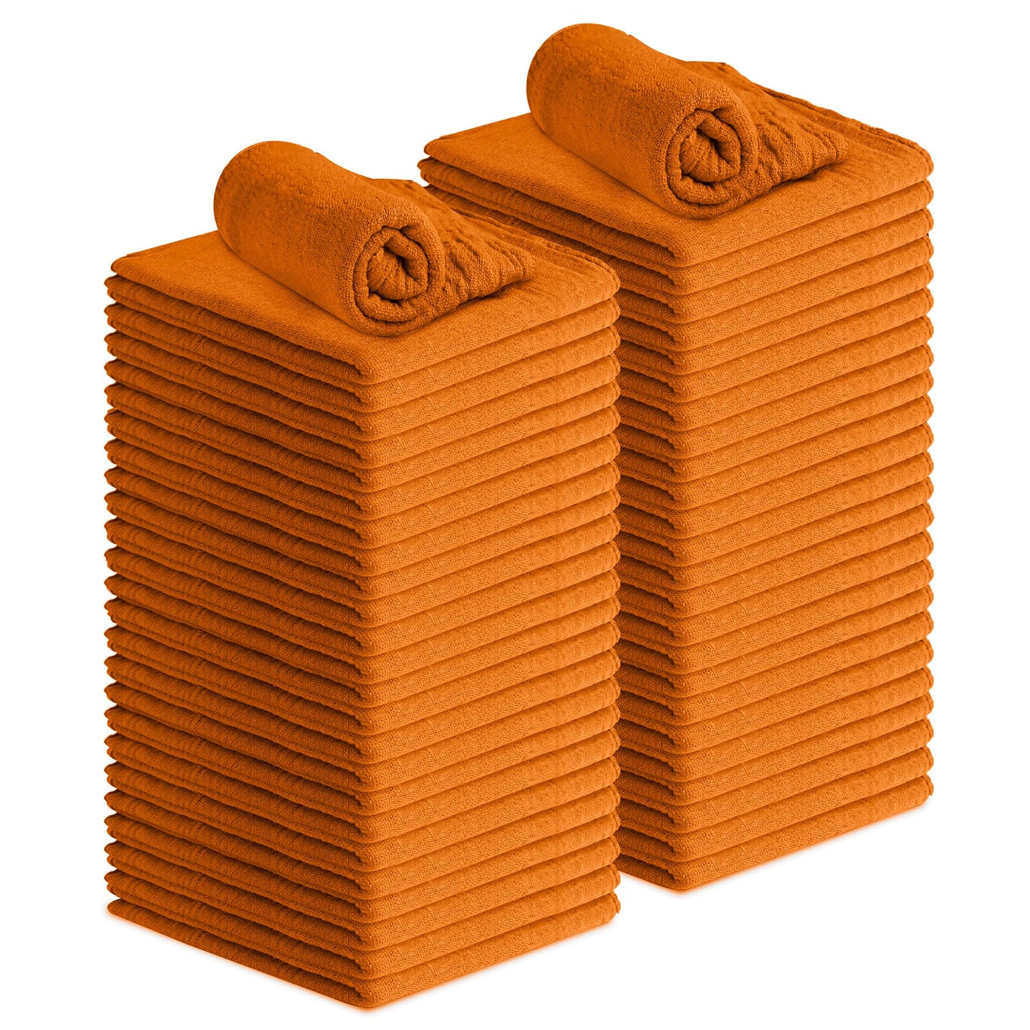 Avalon Towels Cotton Shop Rags – (Pack of 150) Size 12x14 Inches Cleaning Rags – Absorbent Shop Towels and Multipurpose Cleaning Towels for Automobiles, Industries, Garage and Homes (Red)