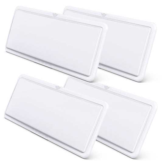 Leisure Led Rv Led Ceiling Light 21 X 8 Fixture 2000 Lumen With Touch Dimmer Switch Interior Lighting For Car/Rv/Trailer/Camper/Boat Dc 12V Natural White 4000-4500K (4 Pack)