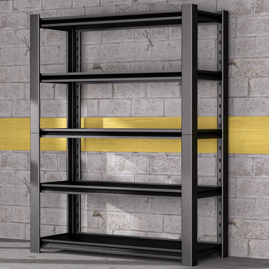 Nexvrtau 3000 LBS Capacity Metal Storage Rack 72" H x 48" W x 20" D, 5-Tier Heavy Duty Garage Shelving Unit,Adjustable Steel Shelves for Garage, Warehouse, Basement, Pantry, Workshop.1 Pack