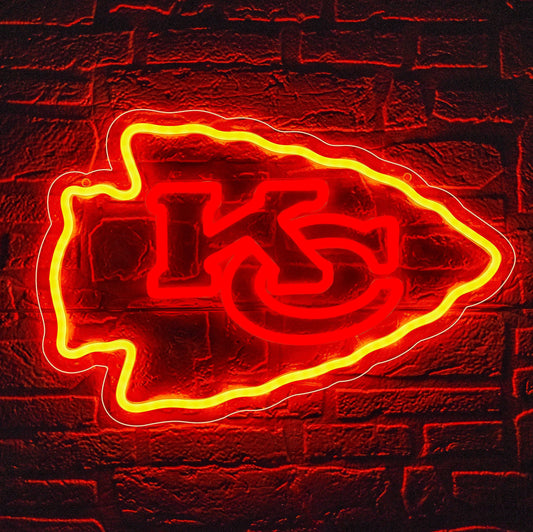 Football Neon Sign For Wall Decor Football Neon Light For Man Cave Or Garage Birthday Gifts For Men With Rugby Team Logo Light Up Sign For Bar Dorm Party Game Room Size 16.1 * 10.6In(Zyld058)